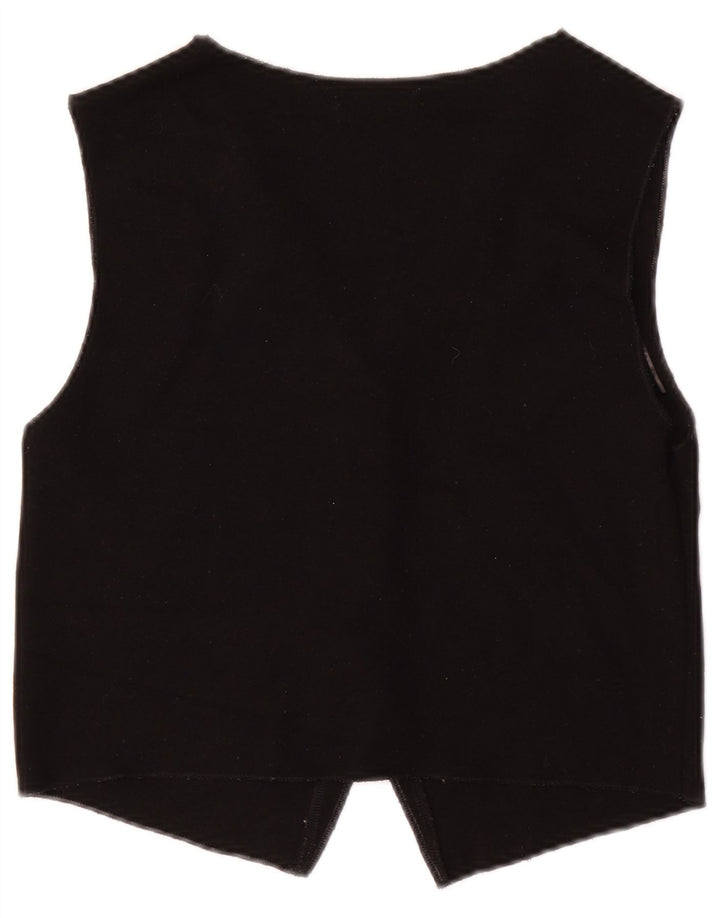 Zara Γυναικείο Γιλέκο UK 12 Medium Μαύρο