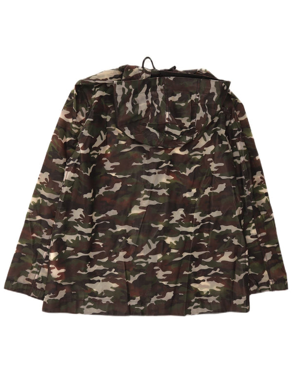 ZARA Γυναικείο Στρατιωτικό Μπουφάν UK 14 Medium Khaki Camouflage