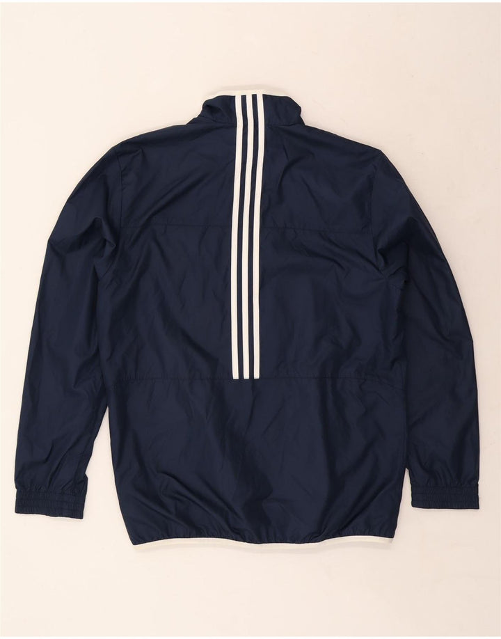 Ανδρικό μπουφάν ADIDAS Rain UK 40/42 Medium Navy Blue Polyester