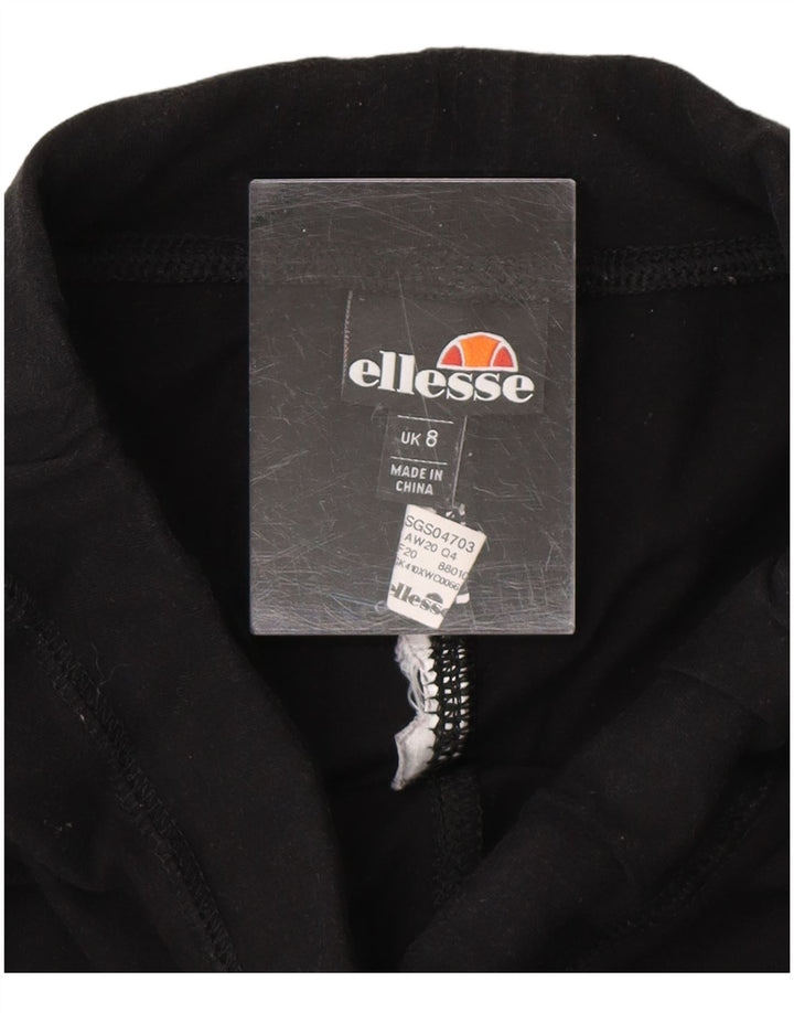 ELLESSE Γυναικείο Γραφικό Κολάν UK 8 Small Black