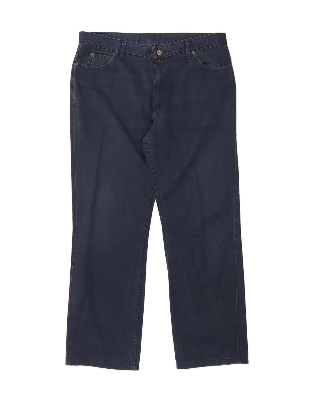 LEE Mens Straight Jeans W40 L30 Navy Blue Cotton Vintage Lee and Second-Hand Lee from Messina Hembry 