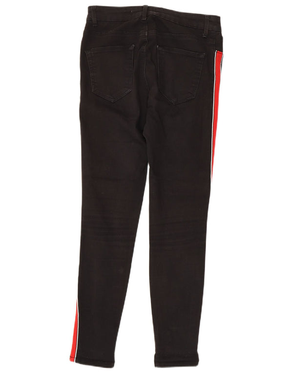Zara Γυναικείο Skinny Jeans EU 38 Small W28 L28 Black Colourblock