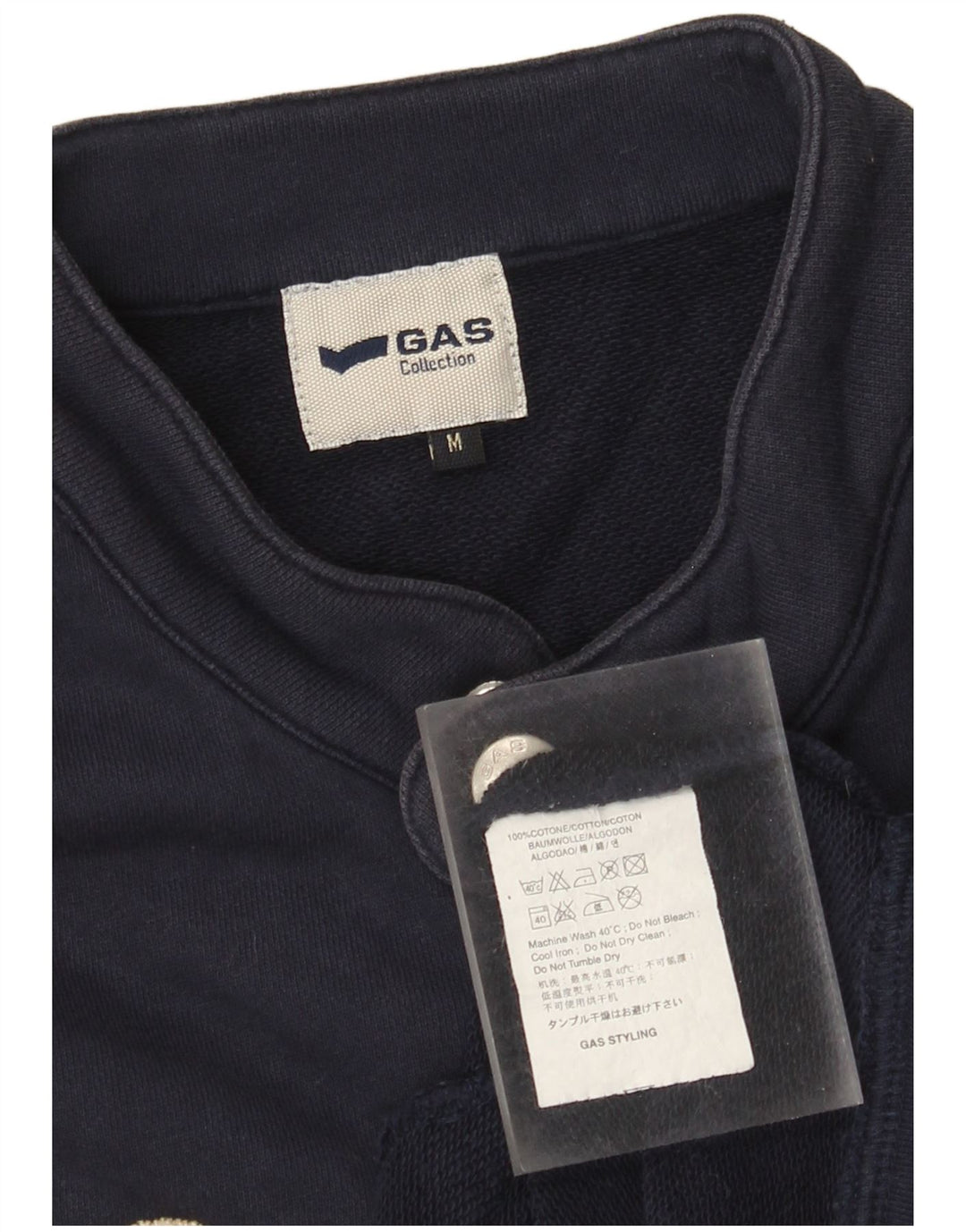 Ανδρική φόρμα Gas Graphic Top Jacket Μεσαίο Navy Blue βαμβακερό
