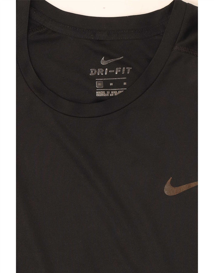 Ανδρικό μπλουζάκι Nike Dri Fit, μεσαίο μαύρο