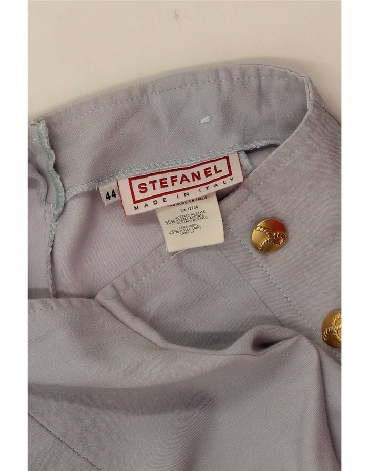 Stefanel γυναικεία φόρμα με 2 κουμπιά IT 44 Medium W22 L25 Grey Acetate