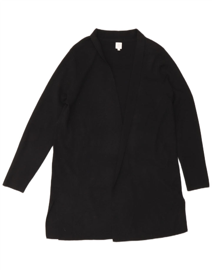 John Lewis Γυναικείο Longline ανοιχτό πουλόβερ ζακέτα UK 12 Medium Black