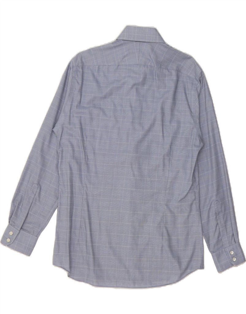 CHARLES TYRWHITT Mens Extra Slim Fit Shirt Size 41 16 Large Blue Check Vintage Charles Tyrwhitt and Second-Hand Charles Tyrwhitt from Messina Hembry 
