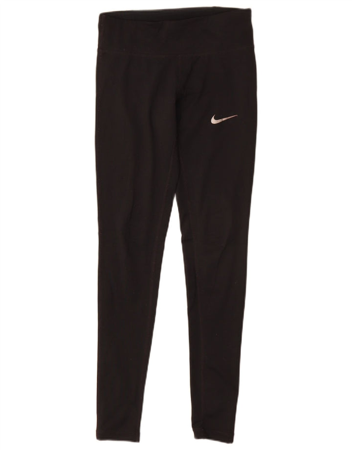 Nike Γυναικεία κολάν Dri Fit UK 6 XS Μαύρο Πολυεστέρας
