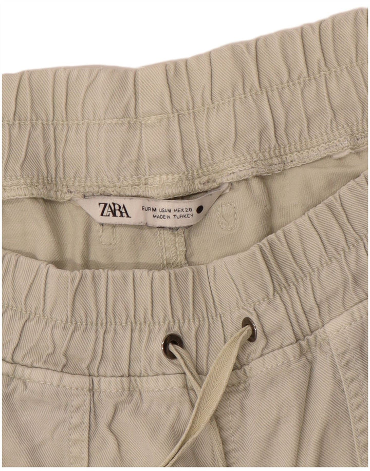 Zara Γυναικεία φόρμα παντελόνι Joggers UK 14 Medium Beige