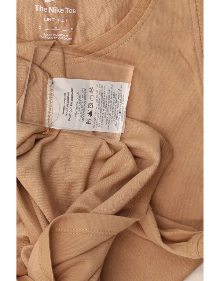 Γυναικείο γιλέκο γραφικών Nike Dri Fit UK 12 μεσαίο βαμβακερό μπεζ