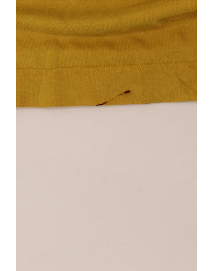 Ανδρικό γραφικό μπλουζάκι Puma 2XL κίτρινο βαμβακερό