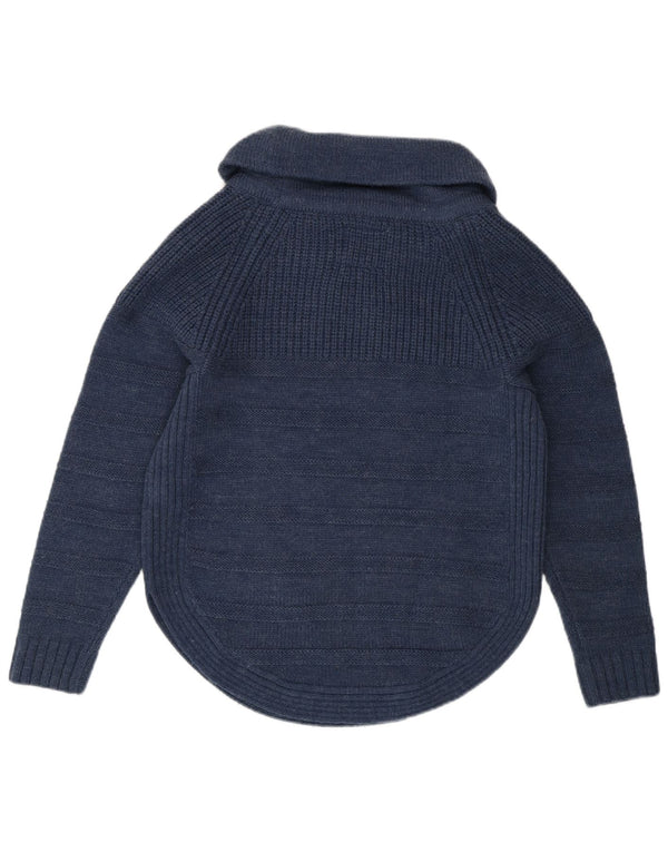 Mantaray γυναικείο πουλόβερ με ρολό λαιμόκοψη UK 10 Small Navy Blue