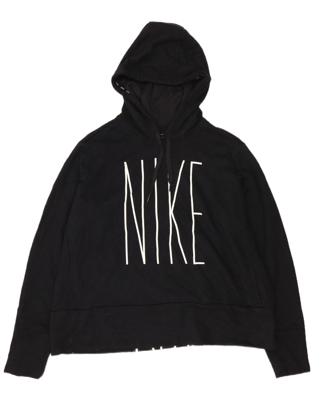 Nike Graphic Hoodie Jumper UK 18 XL μαύρο πολυεστέρα