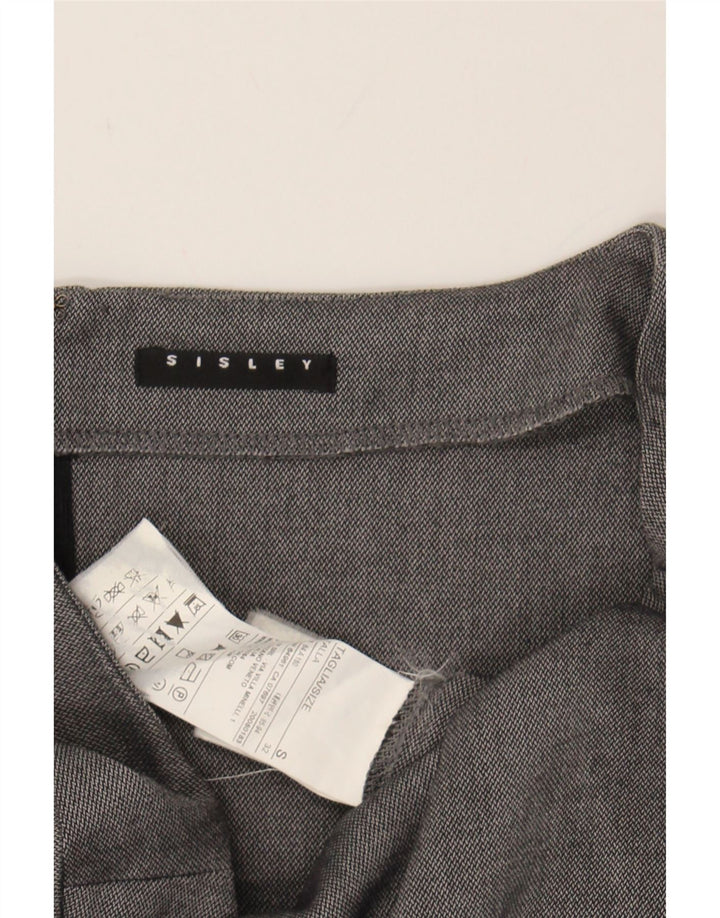 SISLEY Womens Sheath Dress UK 10 Small Grey Polyester Vintage Sisley and Second-Hand Sisley from Messina Hembry 