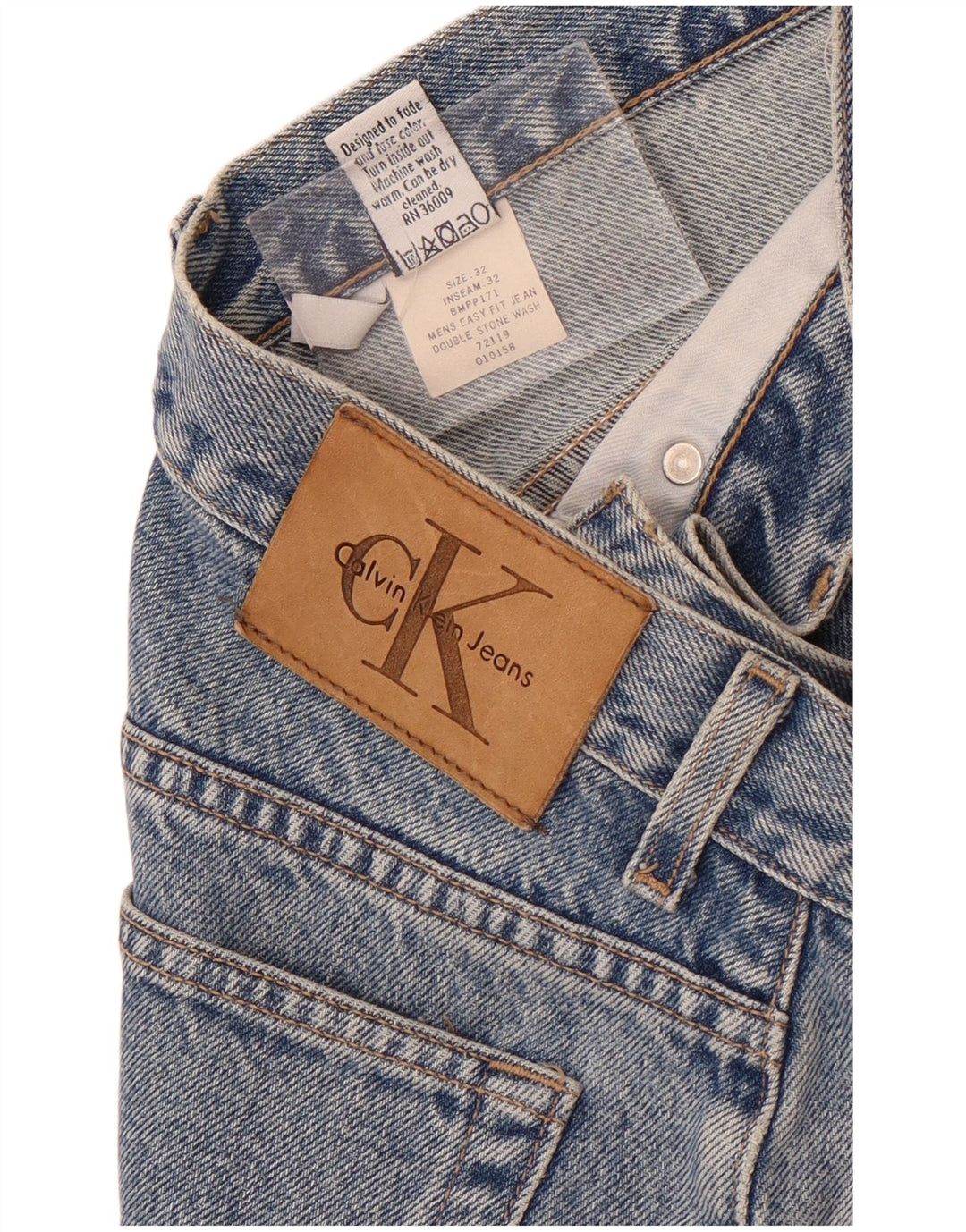 Calvin Klein Ανδρικό Slim Jeans W32 L28 Blue Cotton