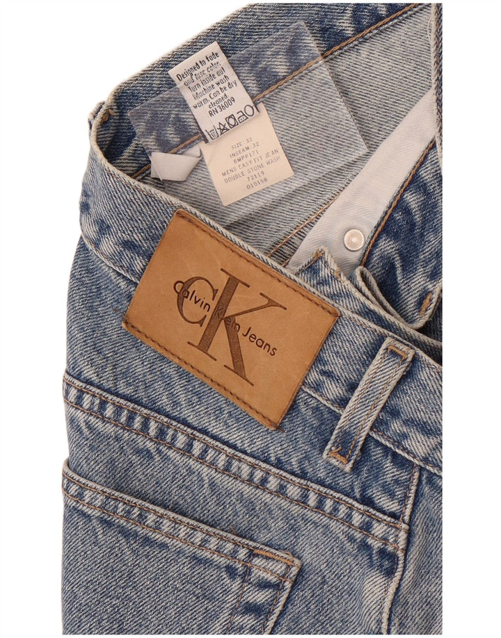Calvin Klein Ανδρικό Slim Jeans W32 L28 Blue Cotton