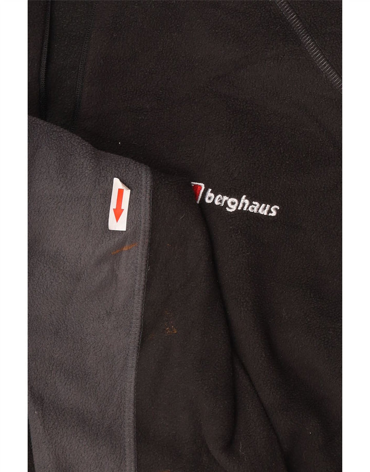 Ανδρικό φερμουάρ Berghaus Fleece Jumper με μεγάλο μαύρο χρώμα πολυεστέρα