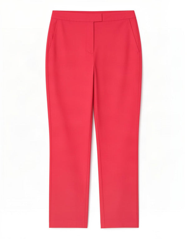 John Lewis Γυναικείο ίσιο παντελόνι UK 12 Medium W32 L29 Pink