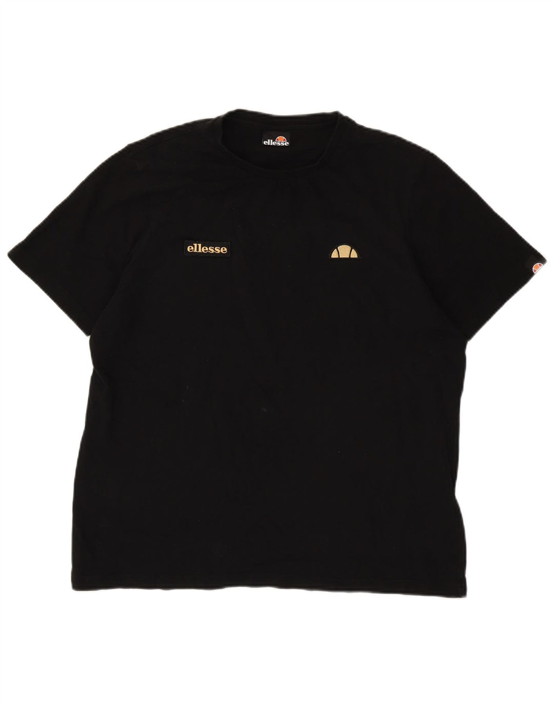 Ανδρικό T-Shirt Ellesse Top Large Μαύρο Βαμβακερό
