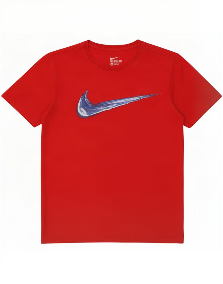 Ανδρικό T-Shirt Nike με γραφικό αθλητικό κόψιμο, μεσαίο κόκκινο