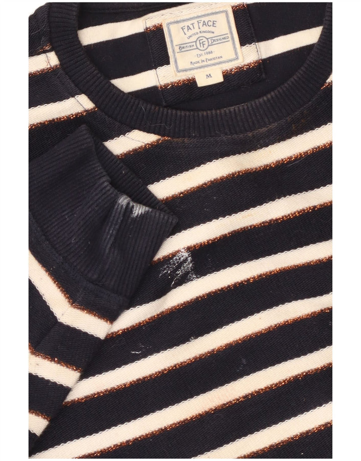 Fat Face Γυναικεία φούτερ Jumper UK 14 Medium Navy Blue ριγέ Ναυτικό