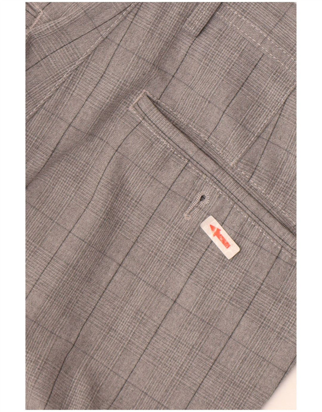 Zara Ανδρικό παντελόνι Chino Slim EU 38 Small W30 L28 Grey Check Polyester