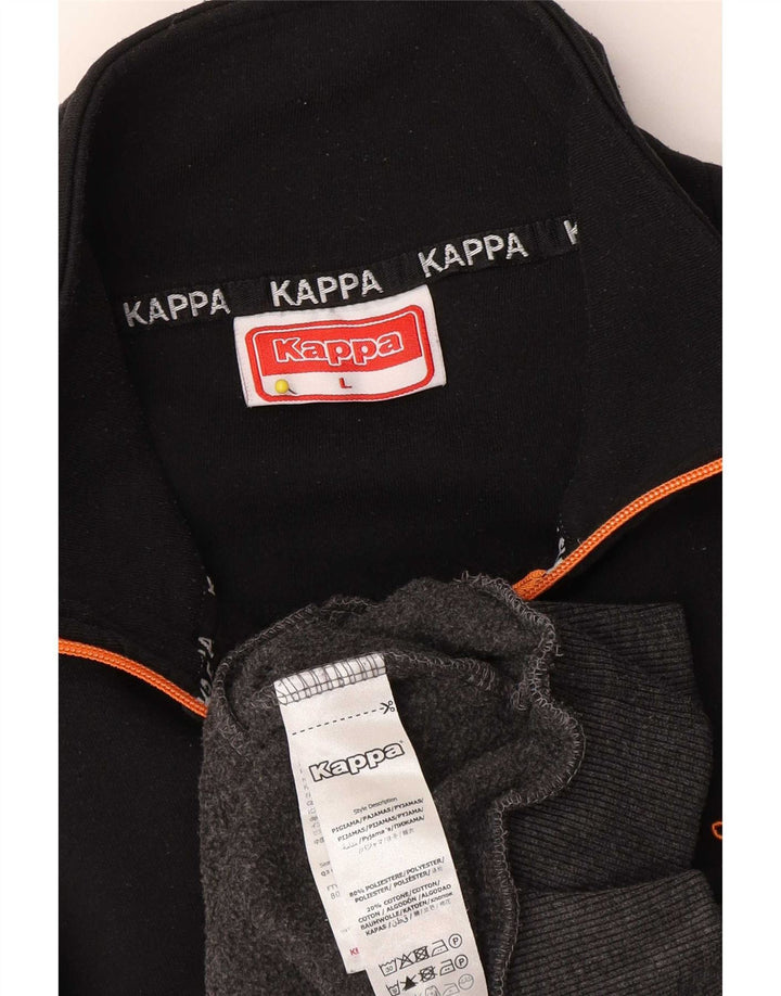 Kappa Ανδρικό φερμουάρ Fleece Jumper με μεγάλο γκρι χρώμα πολυεστέρας