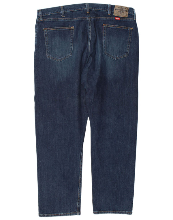 Ανδρικό τζιν Wrangler Relaxed Fit ίσιο W40 L30 Navy Blue Cotton