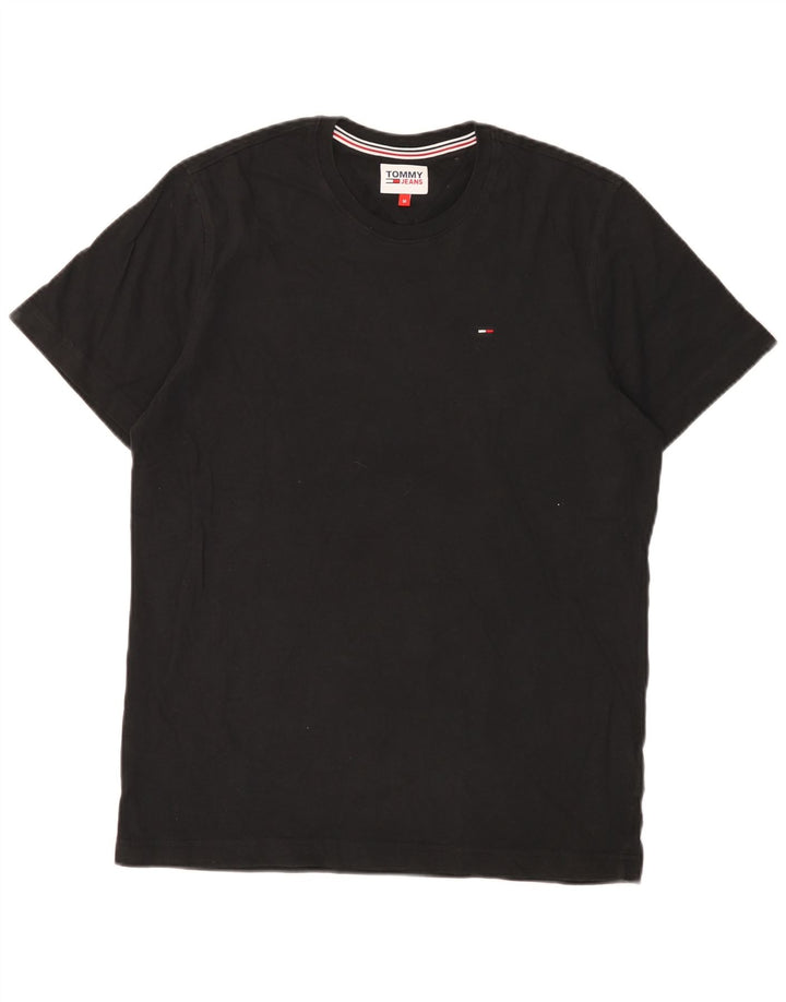 Ανδρικό T-Shirt Tommy Hilfiger Top Μεσαίο μαύρο βαμβακερό