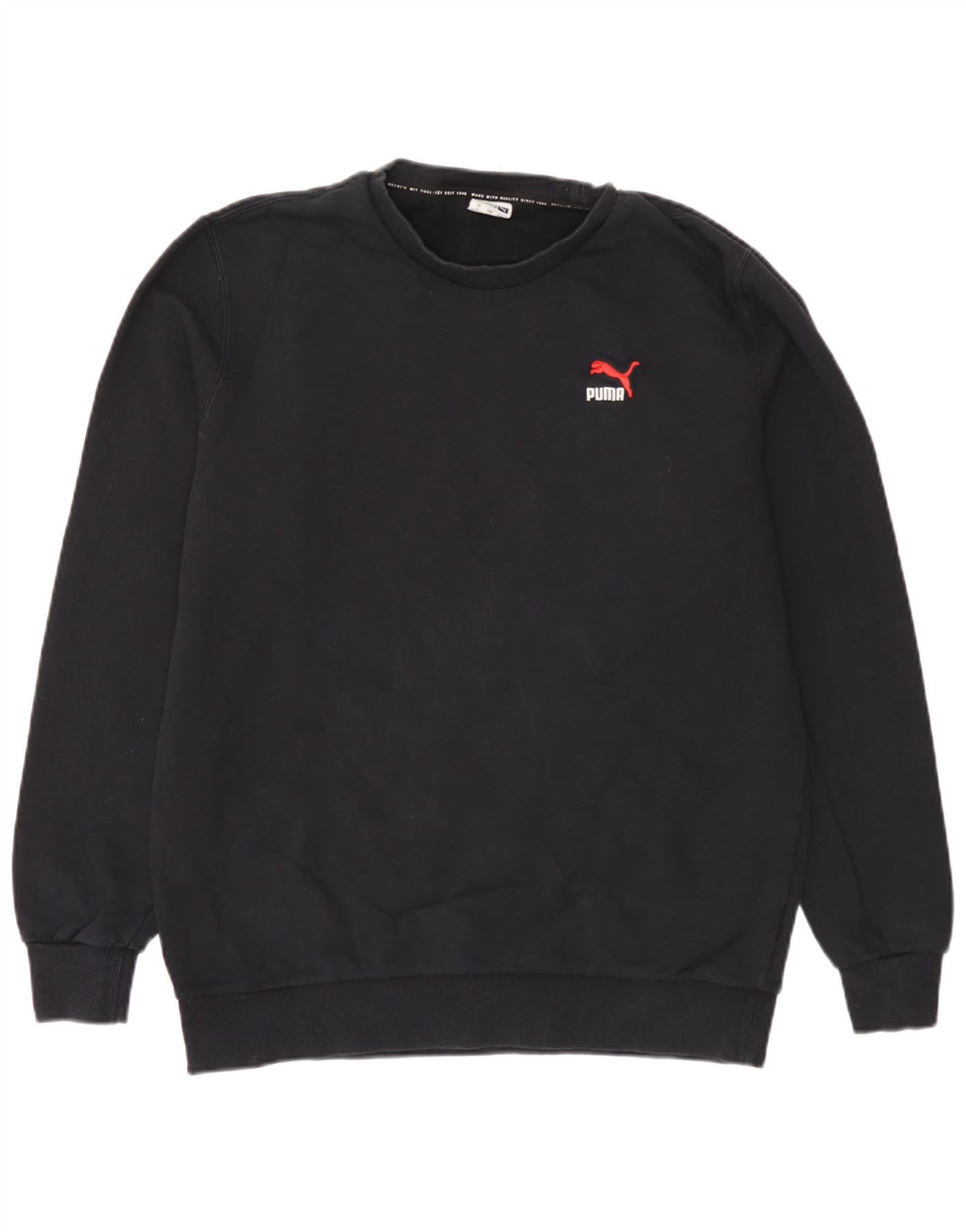 Ανδρικό φούτερ Puma Jumper μεγάλο μαύρο βαμβακερό