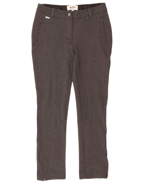 ELLESSE Γυναικείο Slim Παντελόνι Chino IT 42 Medium W28 L27 Grey Rayon