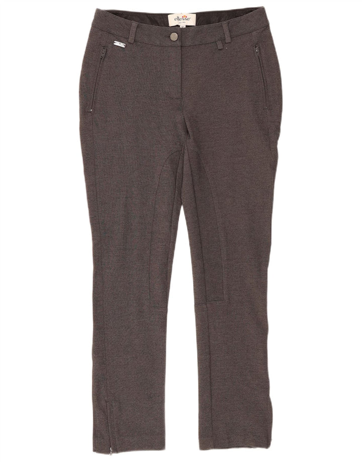 ELLESSE Γυναικείο Slim Παντελόνι Chino IT 42 Medium W28 L27 Grey Rayon