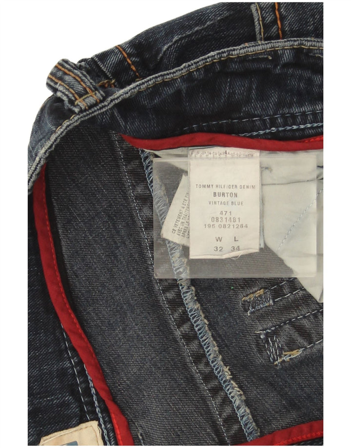 Γυναικείο ίσιο τζιν Burton W32 L30, Navy Blue Cotton