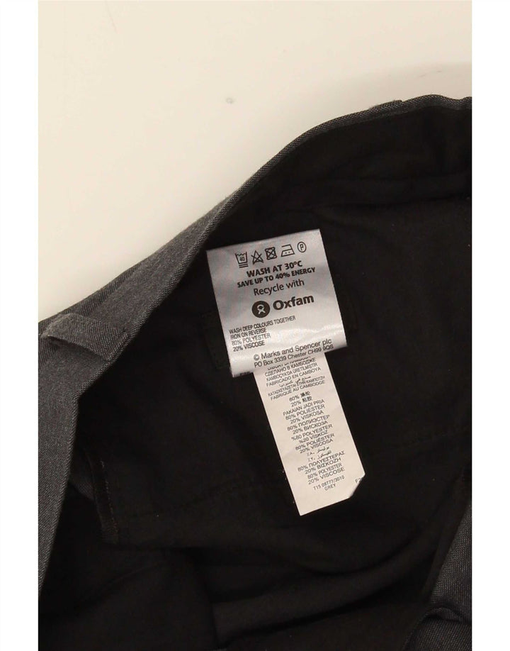 Marks & Spencer Ανδρικό ίσιο παντελόνι W32 L31 Γκρι Πολυεστέρας
