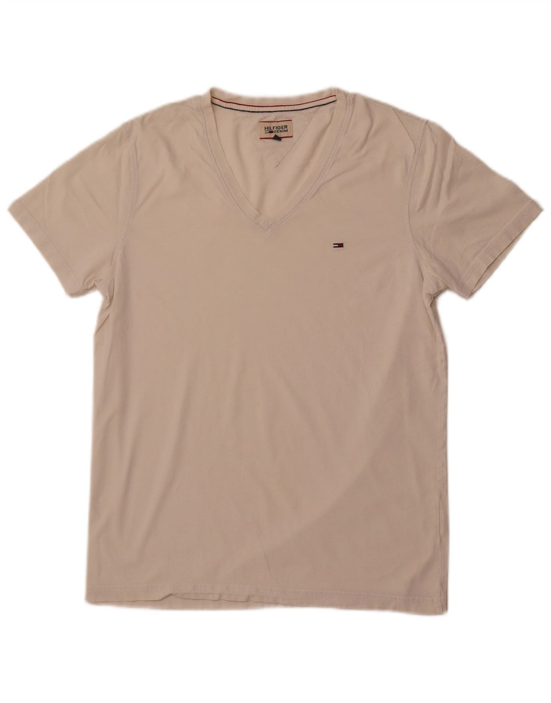 Ανδρικό T-Shirt TOMMY HILFIGER Top Large Λευκό