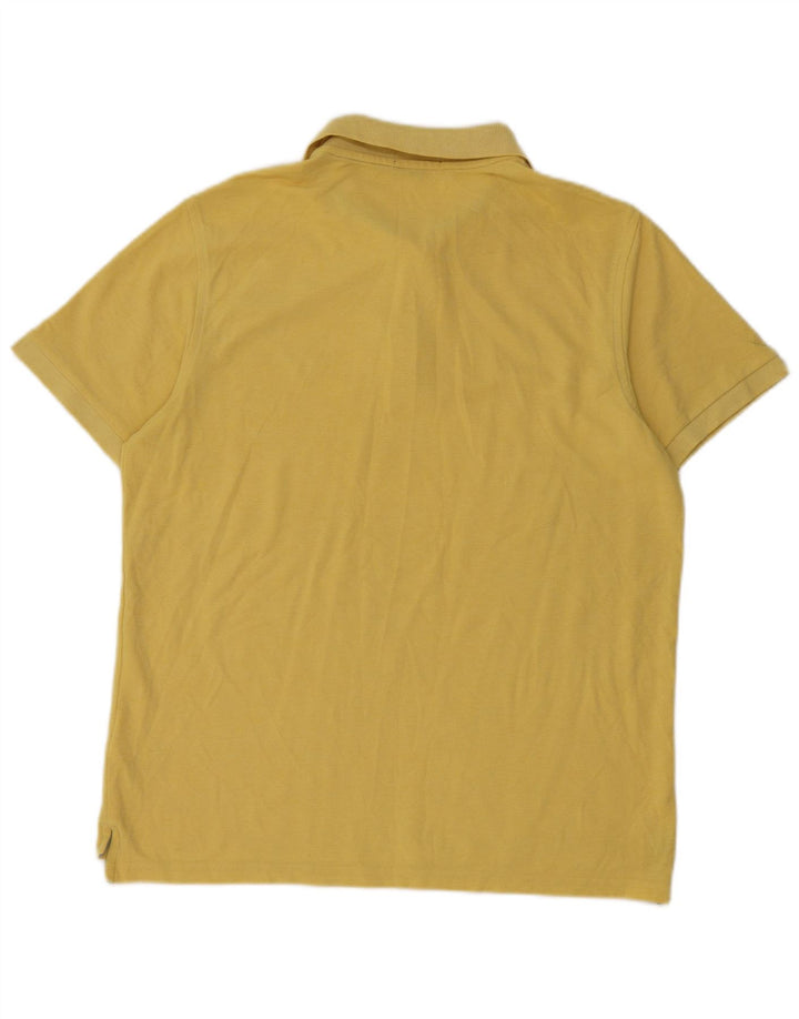Ανδρικό πουκάμισο πόλο Lyle & Scott, μεγάλο κίτρινο βαμβακερό