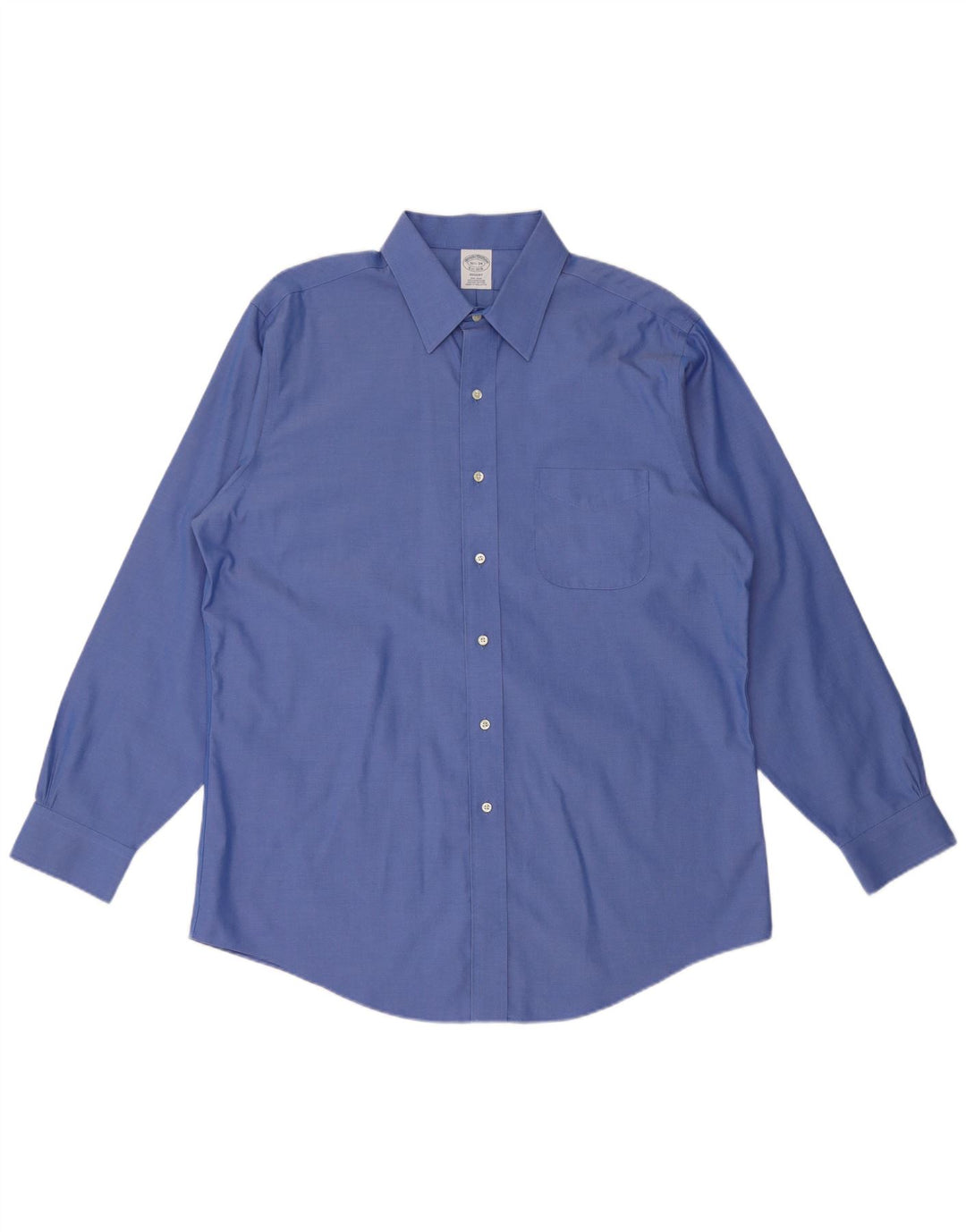 BROOKS BROTHERS Ανδρικό πουκάμισο Regent Μέγεθος 16 1/2 μεγάλο μπλε βαμβακερό