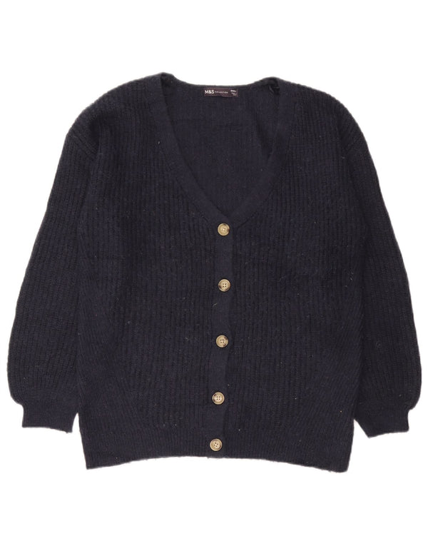 Marks & Spencer Γυναικεία ζακέτα υπερμεγέθη πουλόβερ UK 10 Small Navy Blue