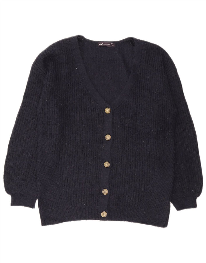 Marks & Spencer Γυναικεία ζακέτα υπερμεγέθη πουλόβερ UK 10 Small Navy Blue