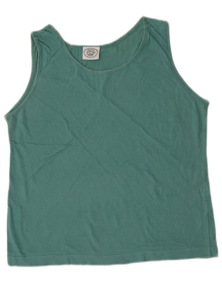 Laura Ashley Γυναικείο Crop Vest Top UK 12 Medium Green