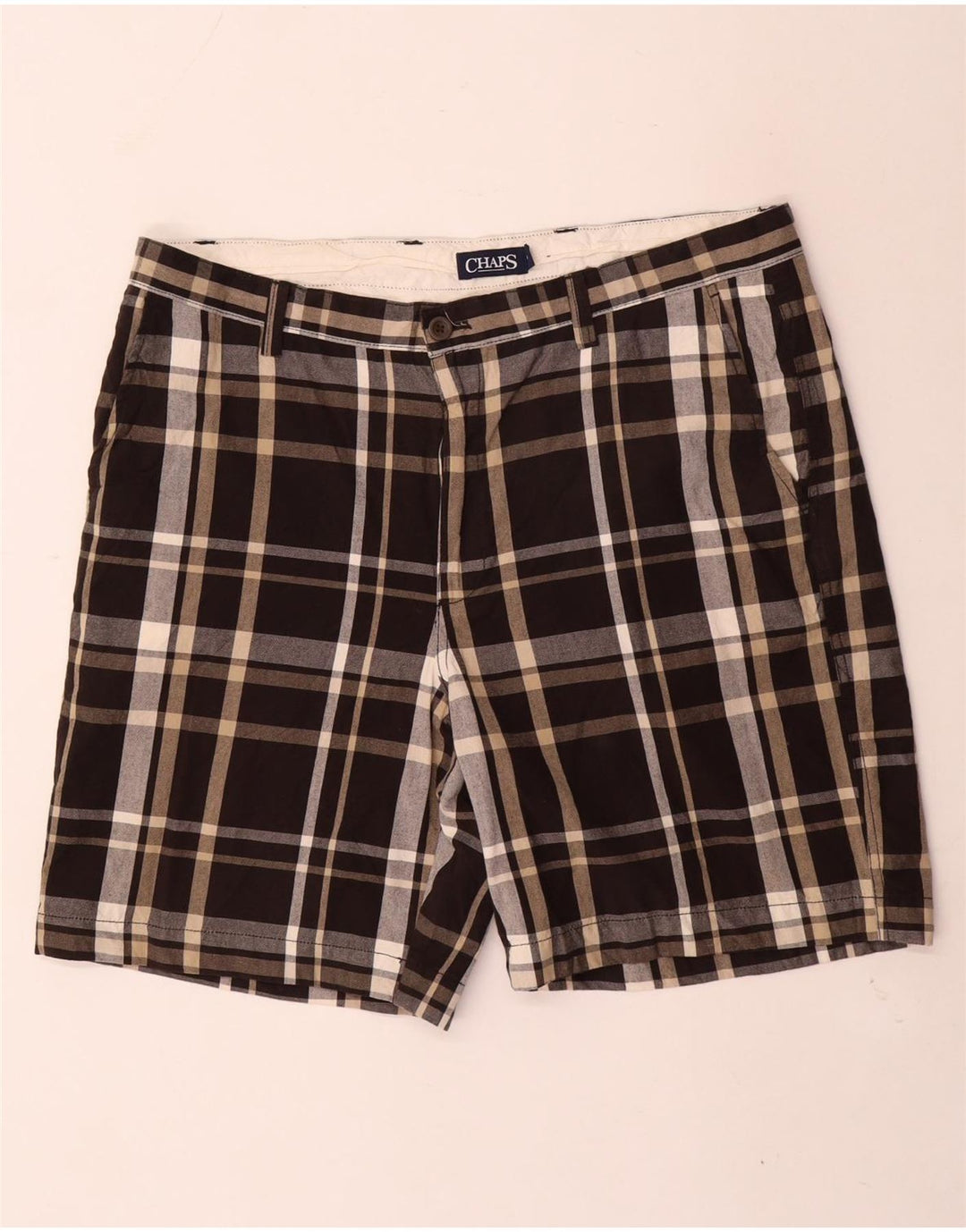 Chaps Ανδρικό σορτς Chino W38 XL καφέ βαμβακερό