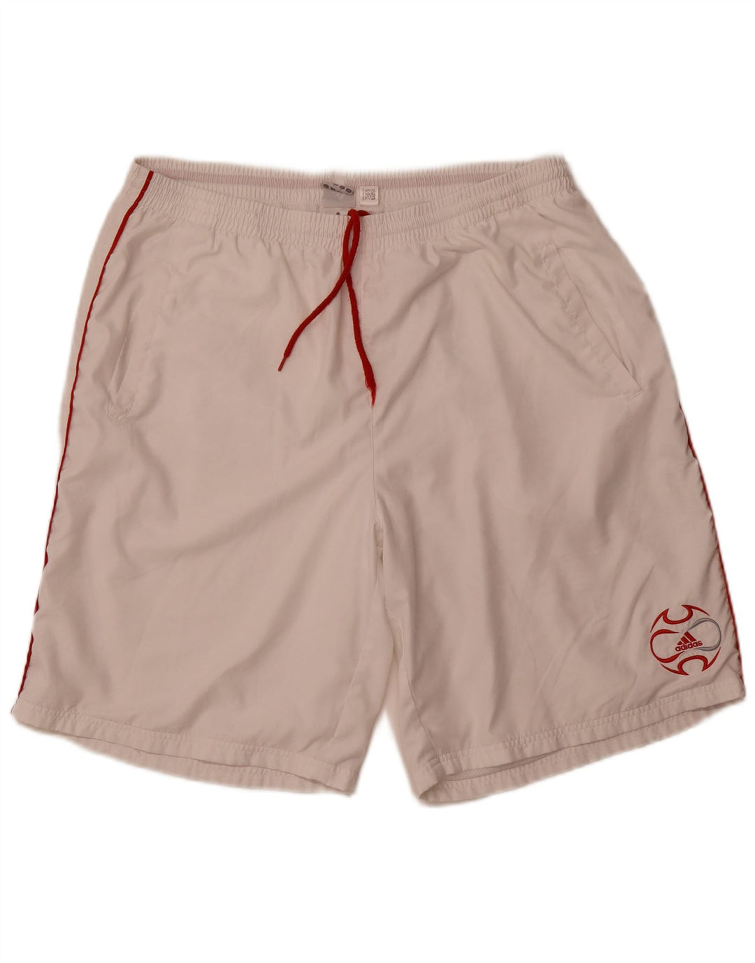 Ανδρικό αθλητικό σορτς Adidas XL Λευκό πολυεστέρα