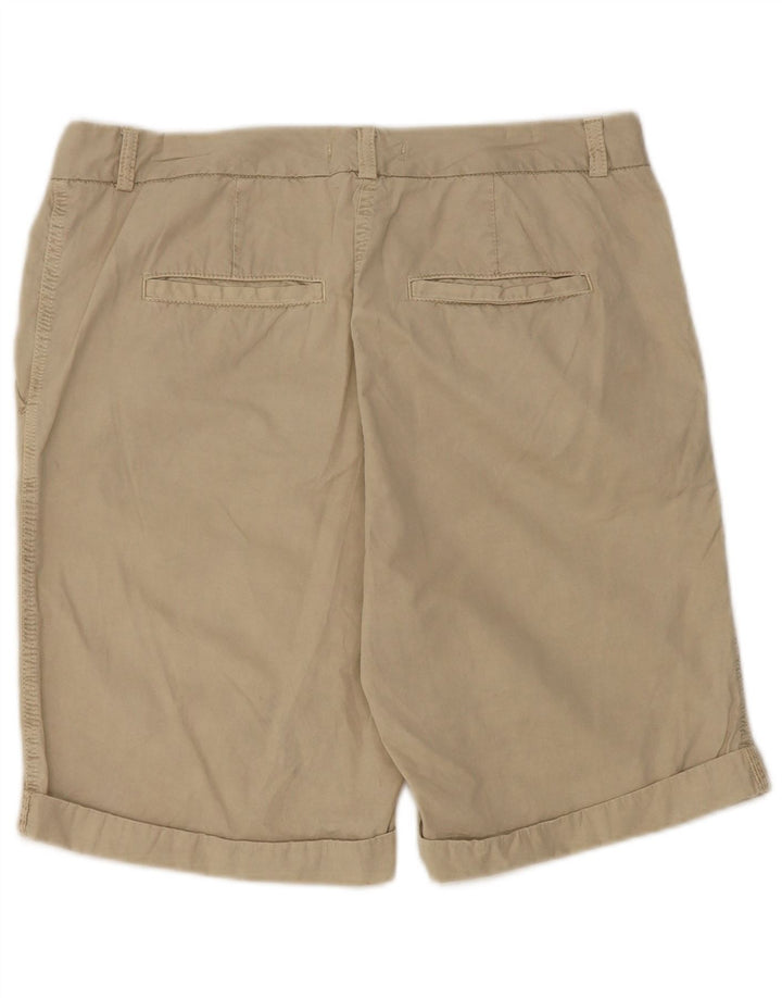 Marks & Spencer Γυναικείο σορτς Chino UK 12 Medium W32 Μπεζ βαμβακερό