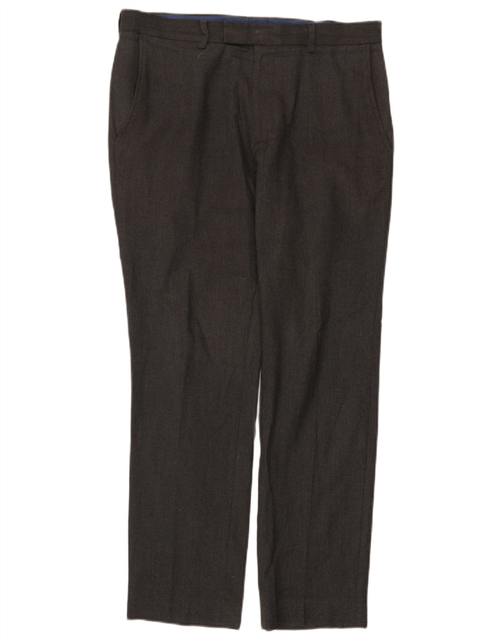 Marks & Spencer Ανδρικό Slim Suit Παντελόνι W32 L29 Γκρι Πολυεστέρας