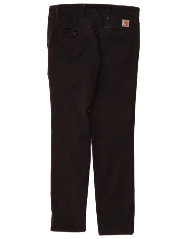 Ανδρικό παντελόνι Chino Carhartt W30 L32 Μαύρο βαμβακερό