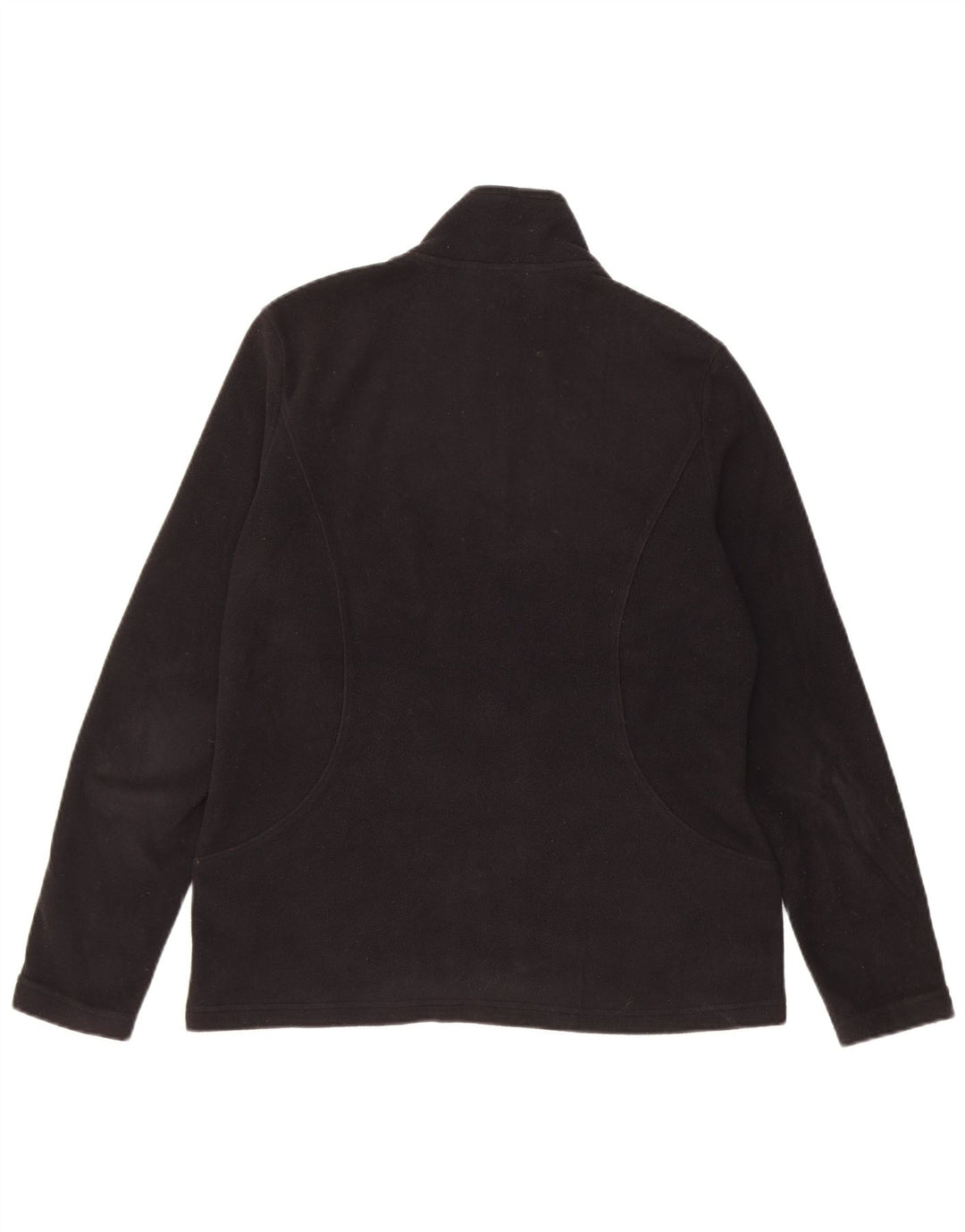 Marks & Spencer Γυναικείο Fleece Jacket UK 12 Medium Black Polyester