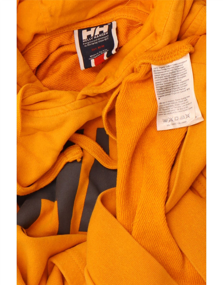 HELLY HANSEN Ανδρικό γραφικό μπλουζάκι με κουκούλα, μεσαίο κίτρινο βαμβακερό
