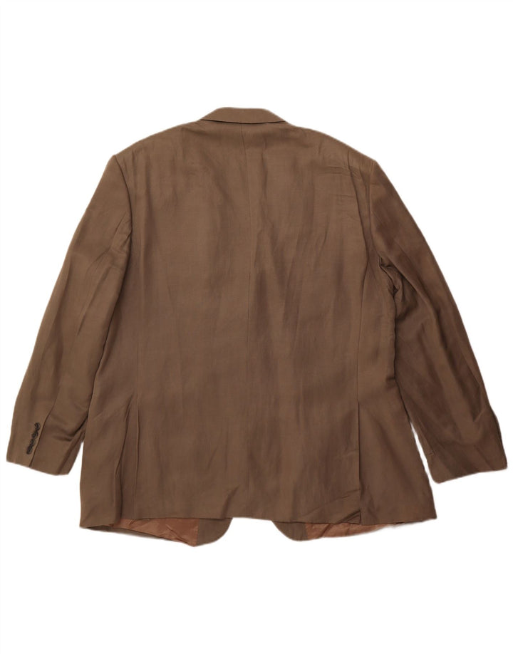 Marks & Spencer Ανδρικό σακάκι Blazer 2 κουμπιών UK 38 Medium Khaki Silk
