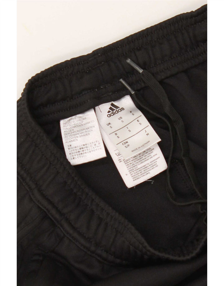 Ανδρική φόρμα γυμναστικής γραφικής Adidas, μικρό μαύρο πολυεστέρα