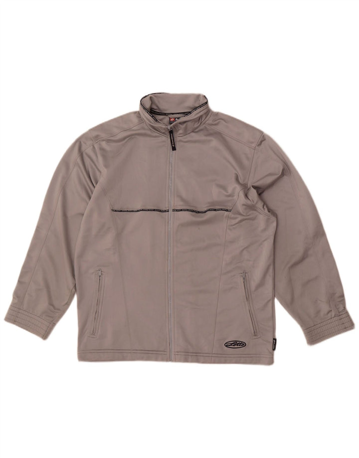 Γυναικεία αθλητική φόρμα Lotto Top Jacket UK 12 Medium Grey Polyester